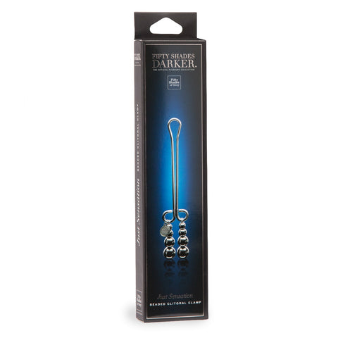 Fifty Shades Darker Just Sensation Beaded Clitoral Clamp by Fifty Shades of Grey - Image 4
