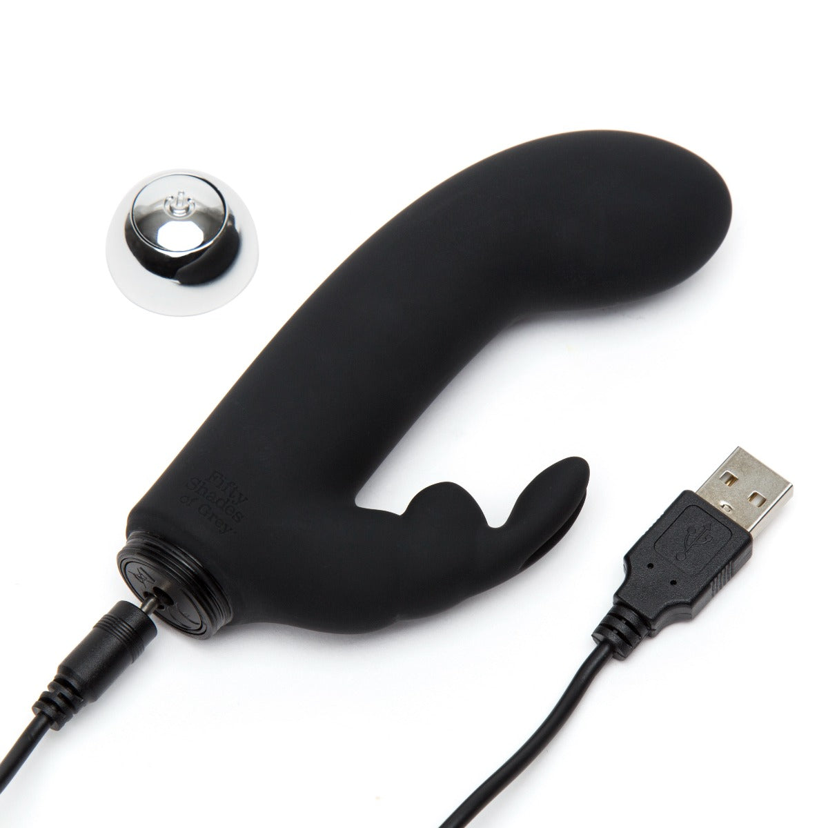 Fifty Shades of Grey Greedy Girl Rechargeable Mini Rabbit Vibrator - Image 3