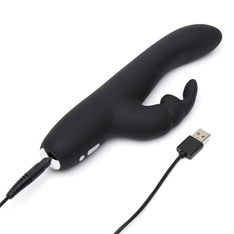 Fifty Shades of Grey Greedy Girl Rechargeable Slimline Rabbit Vibrator - Image 3