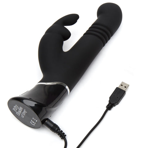 Fifty Shades of Grey Greedy Girl Rechargeable Thrusting G-Spot Rabbit Vibrator - Image 3