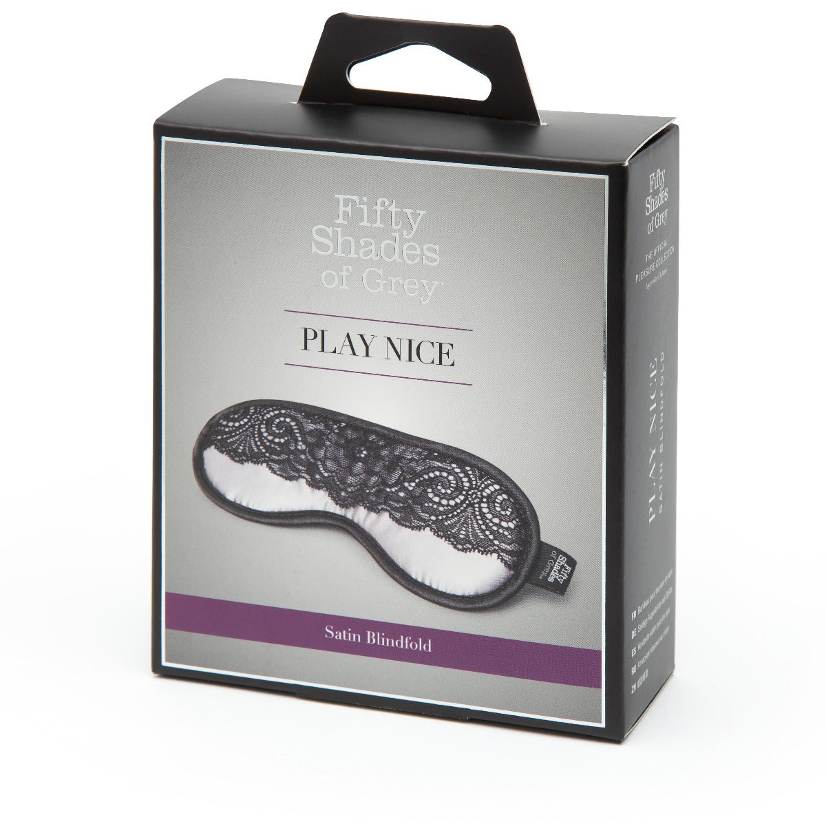 Fifty Shades of Grey Play Nice Satin & Lace Blindfold - Image 4