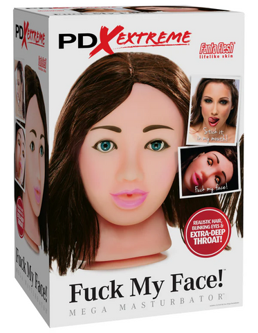 Pipedream - PDX Extreme - Fuck My Face Mega Masturbator - Brunette - Light