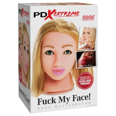 Pipedream - PDX Extreme - Fuck My Face Mega Masturbator - Blonde - Light