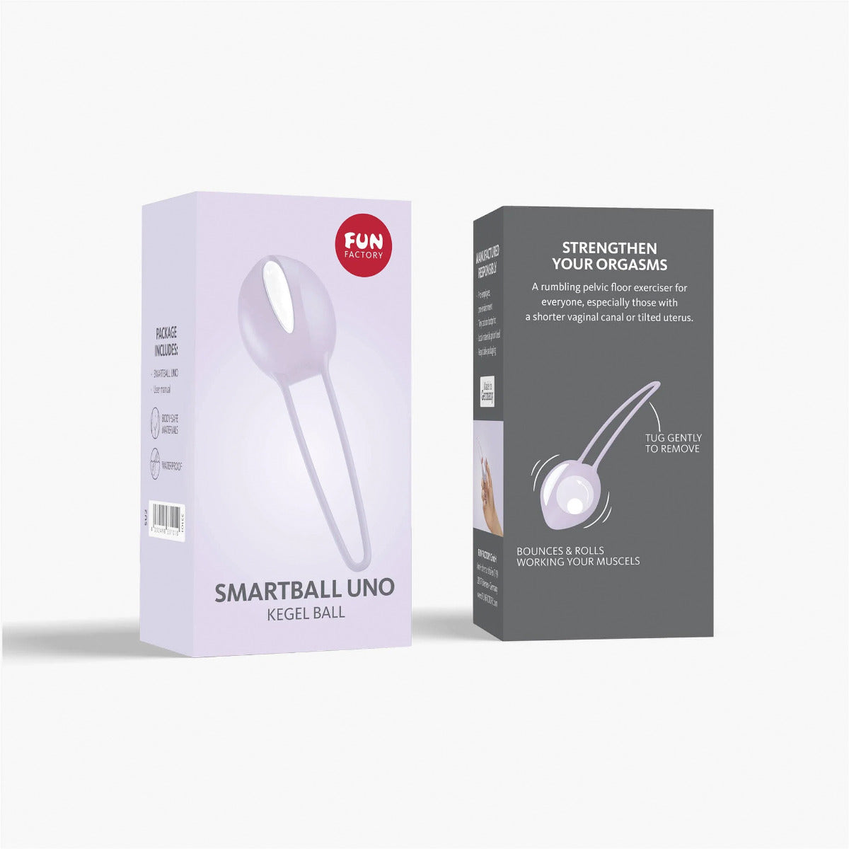 Fun Factory Smartball Uno - White/Pastel lilac - Image 4