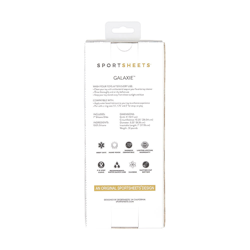 Sportsheets Merge Collection - Galaxie - 7" Solid Silicone Dildo - Image 3