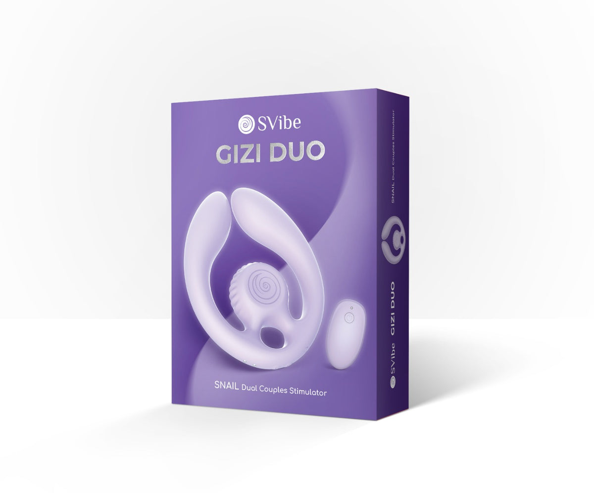 SVibe Snail GIZI Duo Couples Stimulator - Lilac by Snail Vibe