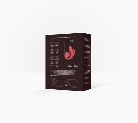 SVibe Snail GIZI Pro Triple G-Spot Stimulator - Bordeaux by Snail Vibe - Image 2