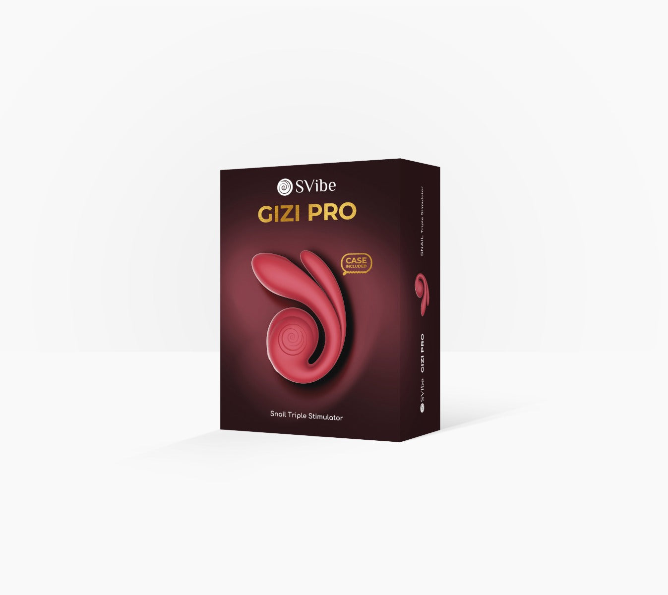 SVibe Snail GIZI Pro Triple G-Spot Stimulator - Bordeaux by Snail Vibe