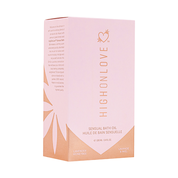 High On Love - Bath Oil - Lavender Honeybee - Image 3