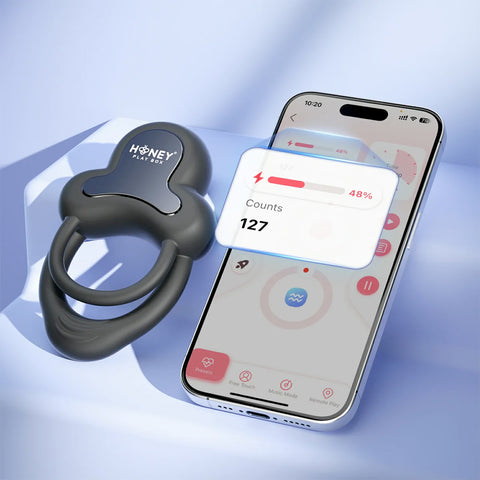 Honey Play Box – Anello – Vibrating Double Cock Ring with Clitoral Stimulator (App Controlled) - Image 3