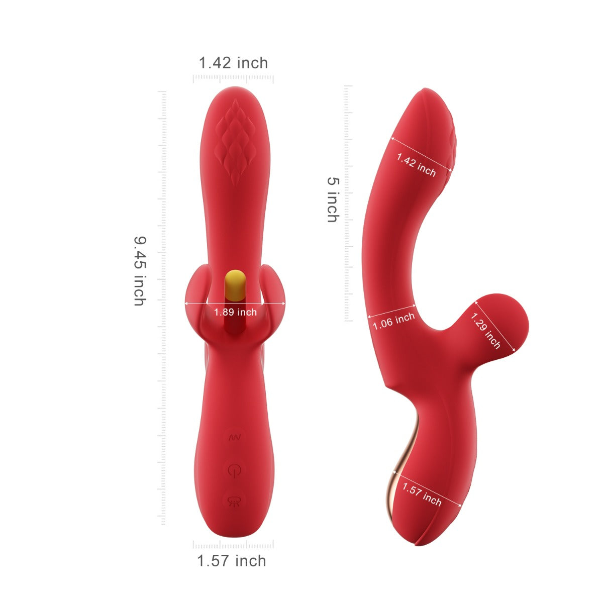 Honey Play Box – Fortexa – Kinky Finger Flapping Clit & G-Spot Vibrator (App Controlled) - Image 3