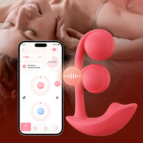 Honey Play Box - Melody - Twin Balls Clit & G Spot Vibrator (App Controlled Pressure Sensing) - Image 3