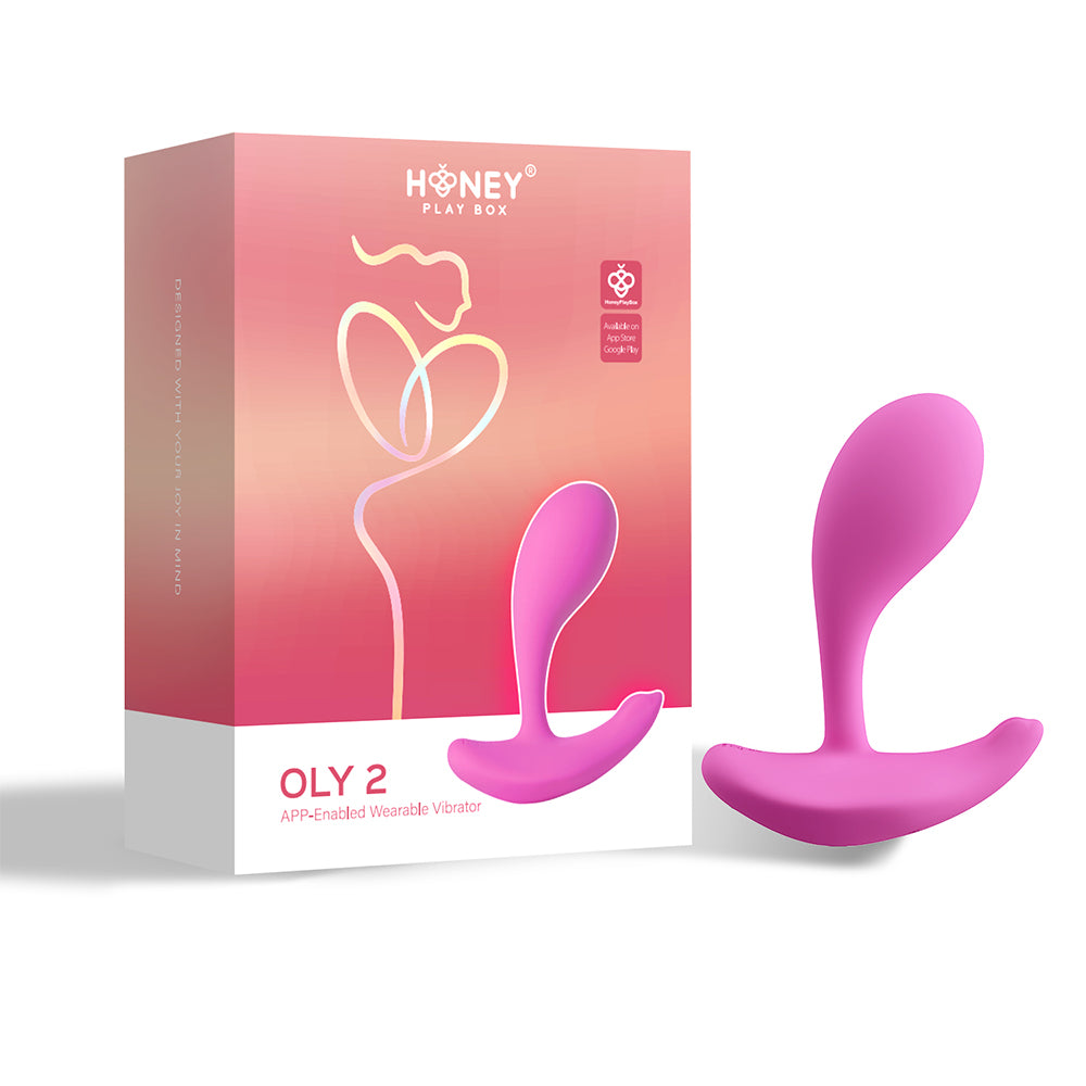 Honey Play Box - Oly 2 - Wearable Clit & G Spot Vibrator (App Enabled Pressure Sensing)