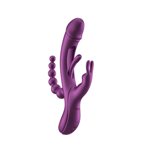 Honey Play Box - Trilux - Kinky Finger Rabbit Vibrator with Anal Beads - Image 2