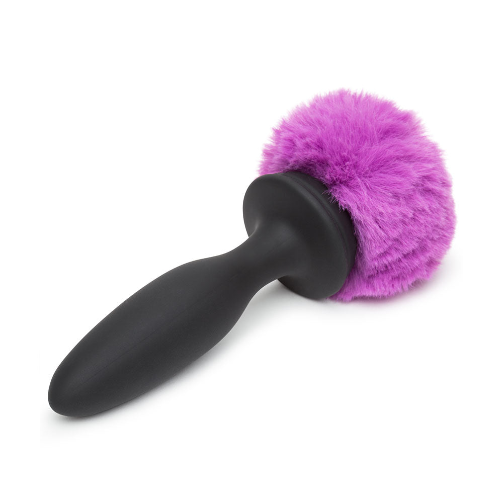 Happy Rabbit Rechargeable Vibrating Butt Plug Large - Black/Purple - Image 4