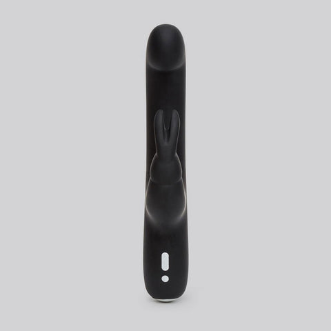 Happy Rabbit Slimline G-Spot USB Rechargeable Rabbit Vibrator Black - Image 2
