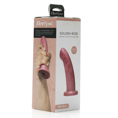 Fleshlight HerSpot Dildos Golden Rose - Medium - Image 4