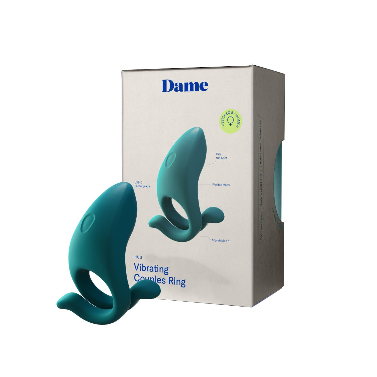 DAME - Hug Vibrating Couples Ring - Fir