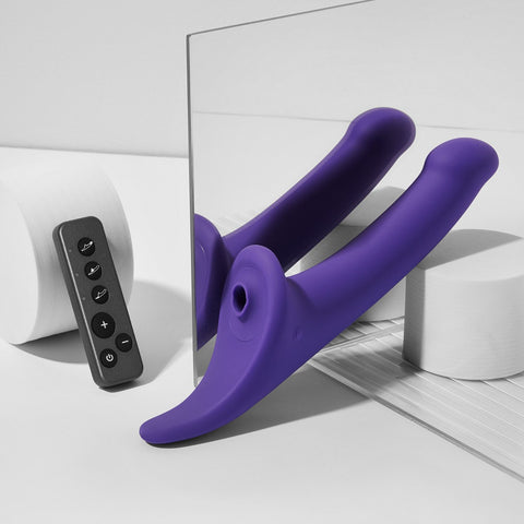 Strap On Me - Multi Orgasm Dildo - S - Purple Tr - Image 3