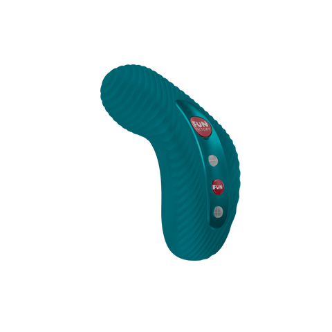 Fun Factory - Laya III - Lay-On Vibrator - Bottle Green - Rechargeable Battery - Image 3