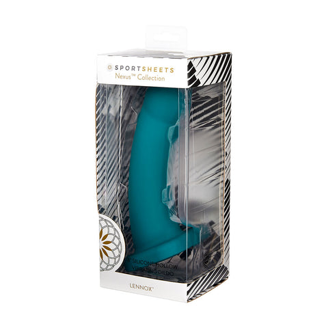 Sportsheets Merge Collection - Lennox - 8" Hollow Vibrating Silicone Dildo - Image 2
