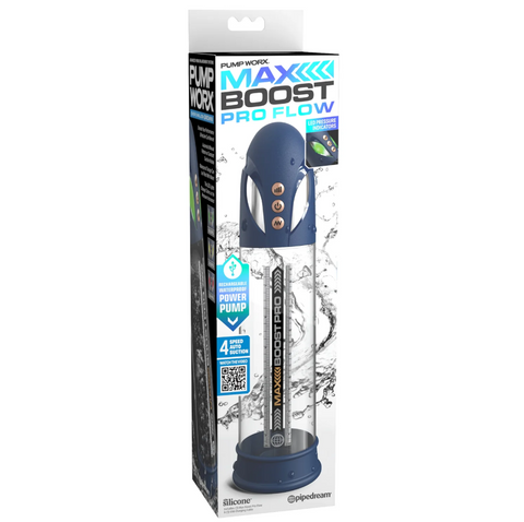 Pipedream - Pump Worx - Max Boost Pro Flow - Blue/Clear