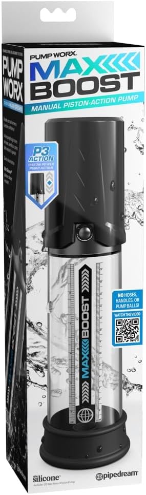 Pipedream - Pump Worx - Max Boost - Black