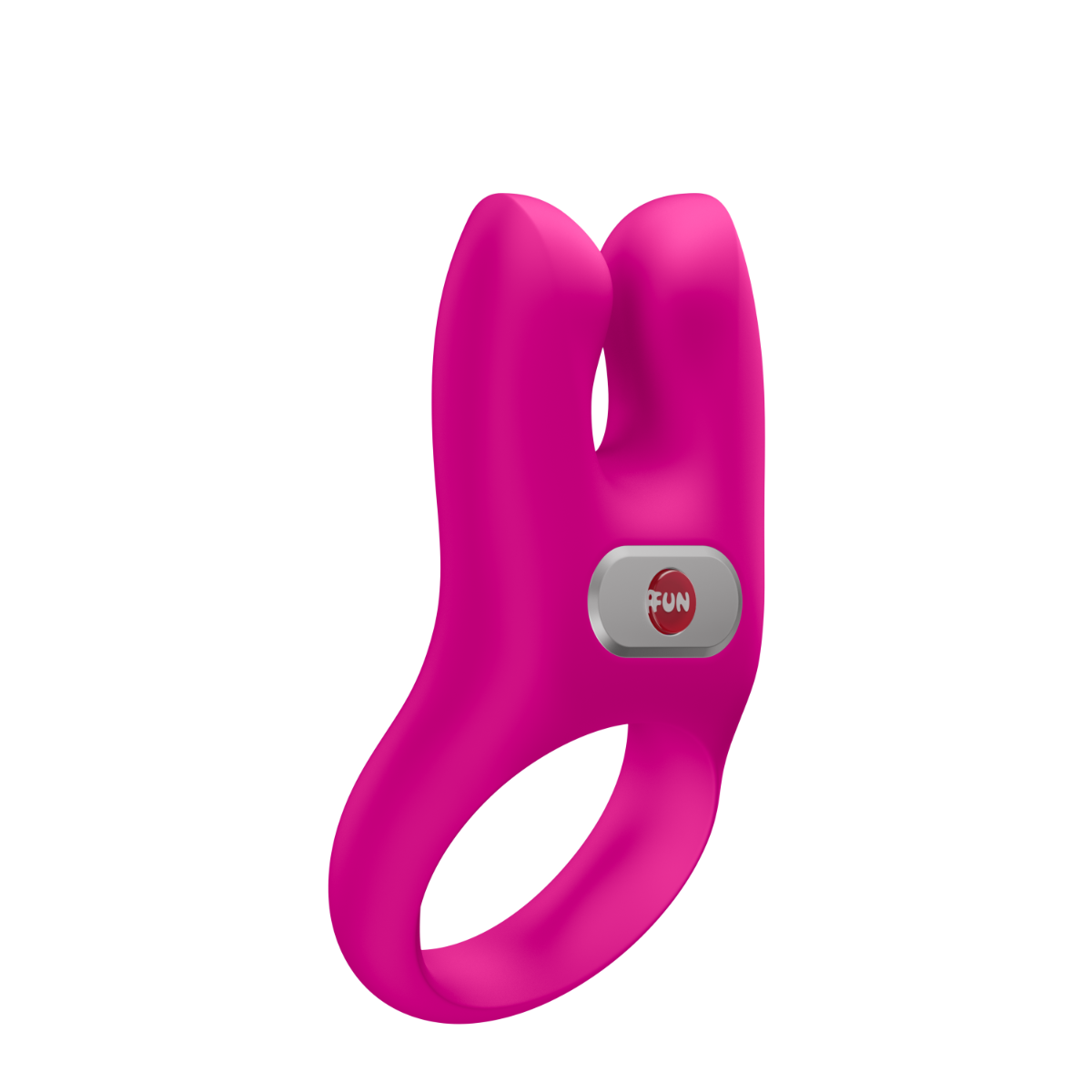 Fun Factory - Nos - Vibrating Cock Ring - Magenta - Rechargeable Battery - Image 3