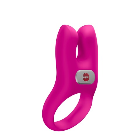 Fun Factory - Nos - Vibrating Cock Ring - Magenta - Rechargeable Battery - Image 3