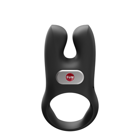 Fun Factory - Nos XL - Vibrating Cock Ring - Black - Rechargeable Battery - Image 2