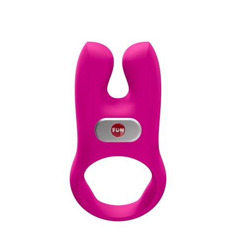 Fun Factory - Nos - Vibrating Cock Ring - Magenta - Rechargeable Battery