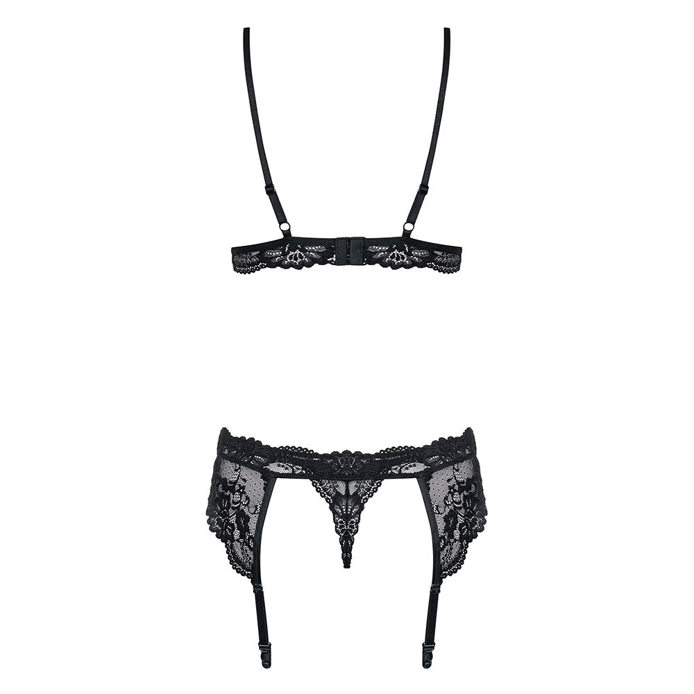 Obsessive - 810-SEG-1 3 pcs set L/XL - Black - Image 4