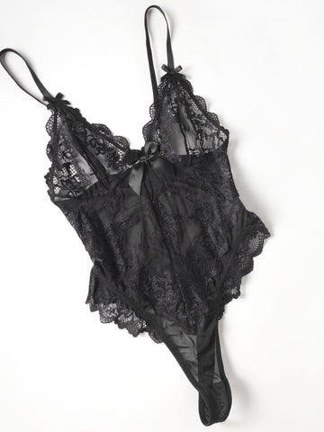 Oh La La Cheri - Valentine Teddy Plus - 1X/2X - Black - Image 4