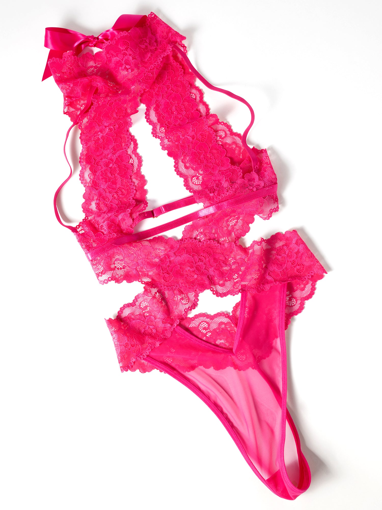 Oh La La Cheri - Amara Teddy - L/XL - Pink - Image 4
