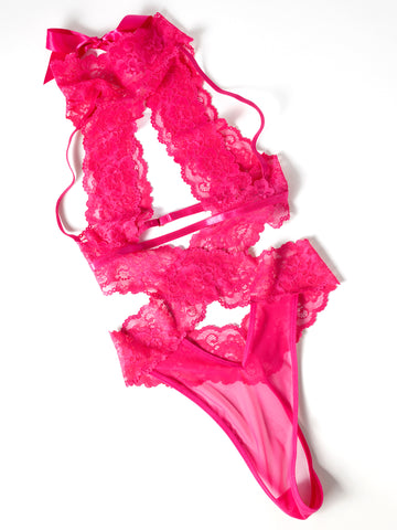 Oh La La Cheri - Amara Teddy - L/XL - Pink - Image 4
