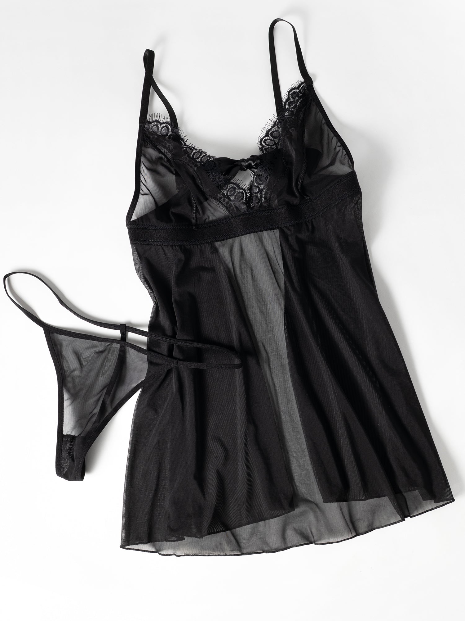Oh La La Cheri - Astra Babydoll - S/M - Black - Image 4