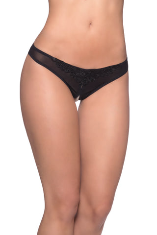 Oh La La Cheri - Paradise Panty - One Size - Black - Image 3