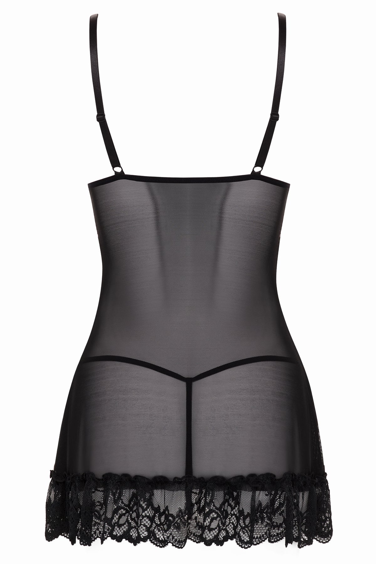 Oh La La Cheri - Valentine Babydoll S Black