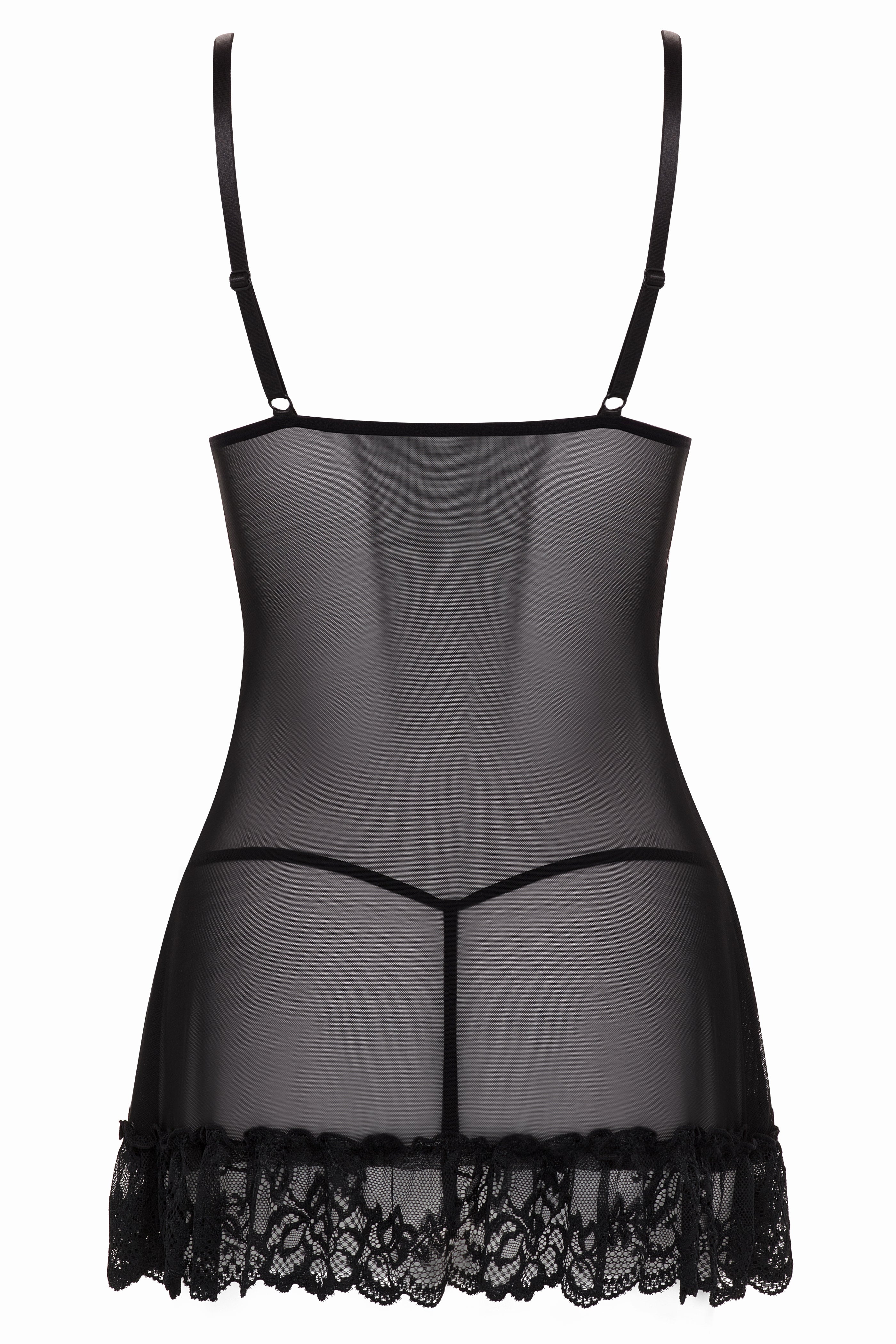 Oh La La Cheri - Valentine Babydoll L Black