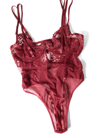 Oh La La Cheri - Marisol Teddy - S/M - Zinfandel - Image 4