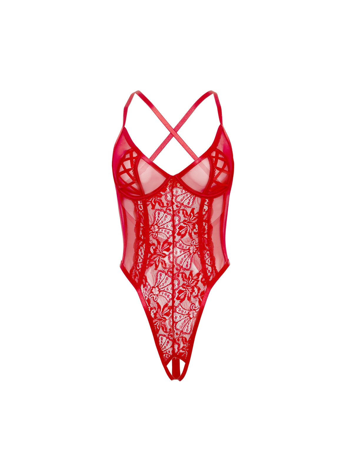 Oh La La Cheri - Brielle Teddy - S/M - Red