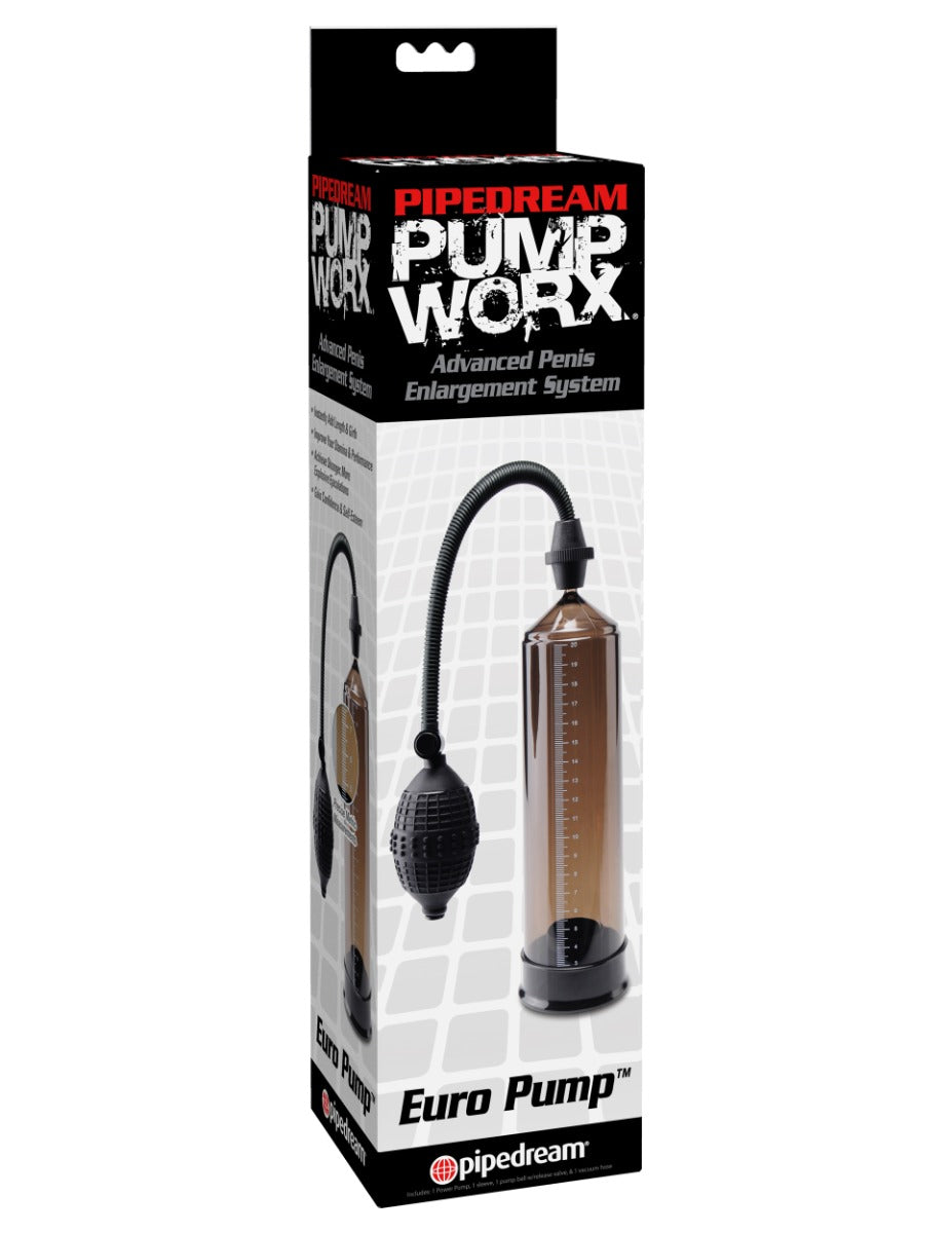 Pipedream - Pump Worx - Euro Pump - Smoke/ Black