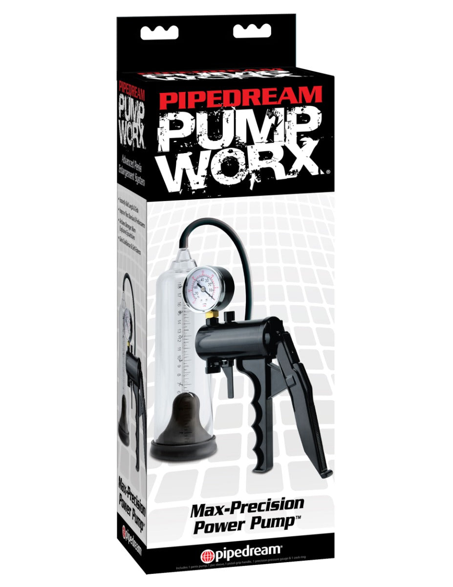 Pipedream - Pump Worx - Max-Precision Power Pump - Clear/Black