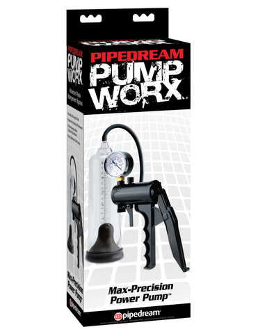 Pipedream - Pump Worx - Max-Precision Power Pump - Clear/Black