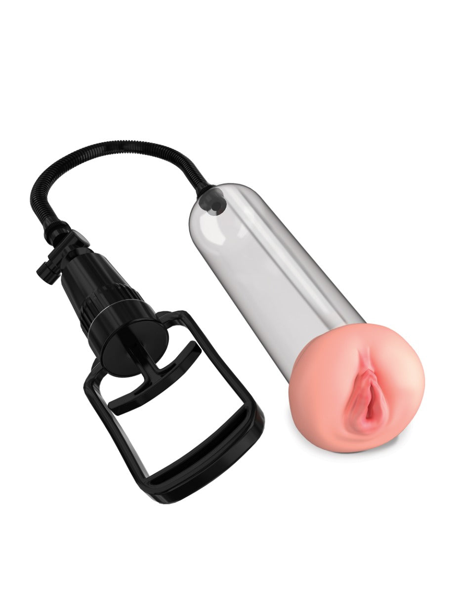 Pipedream - Pump Worx - Beginner's Pussy Pump - Clear/Light/Black - Image 3