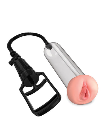 Pipedream - Pump Worx - Beginner's Pussy Pump - Clear/Light/Black - Image 3