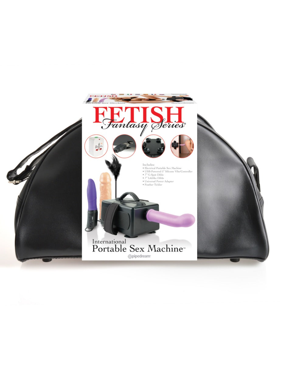 Pipedream - Fetish Fantasy Series - Portable Sex Machine - Black/Light/Purple