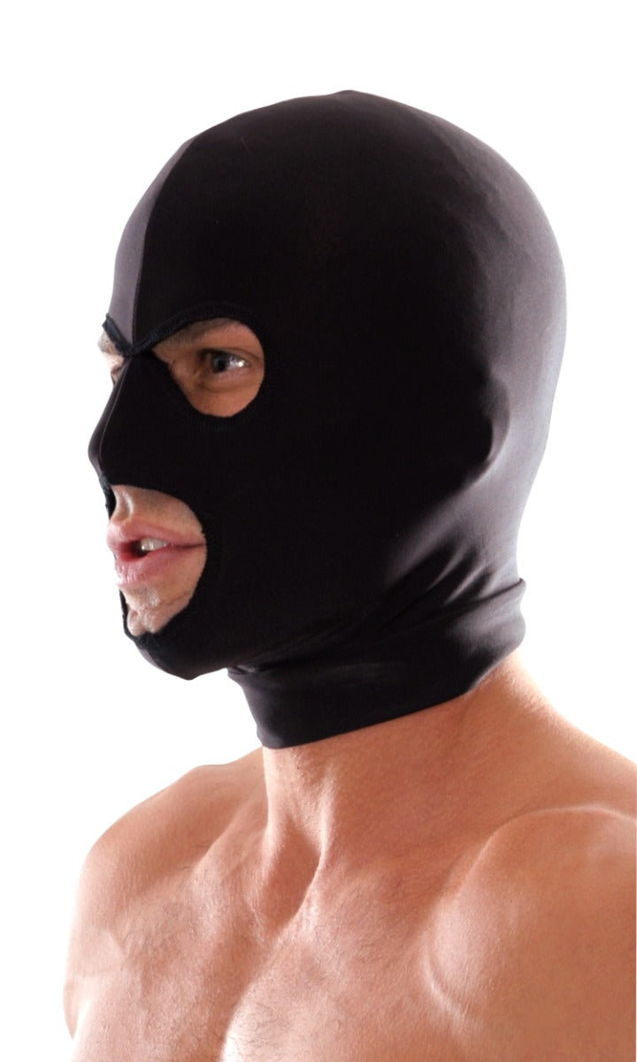 Pipedream - Fetish Fantasy Series - Spandex 3 Hole Hood - Black - Image 3