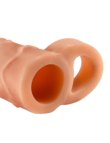 Pipedream - Fantasy X-tensions - Perfect 1" Extension with Ball Strap - Light - Image 3