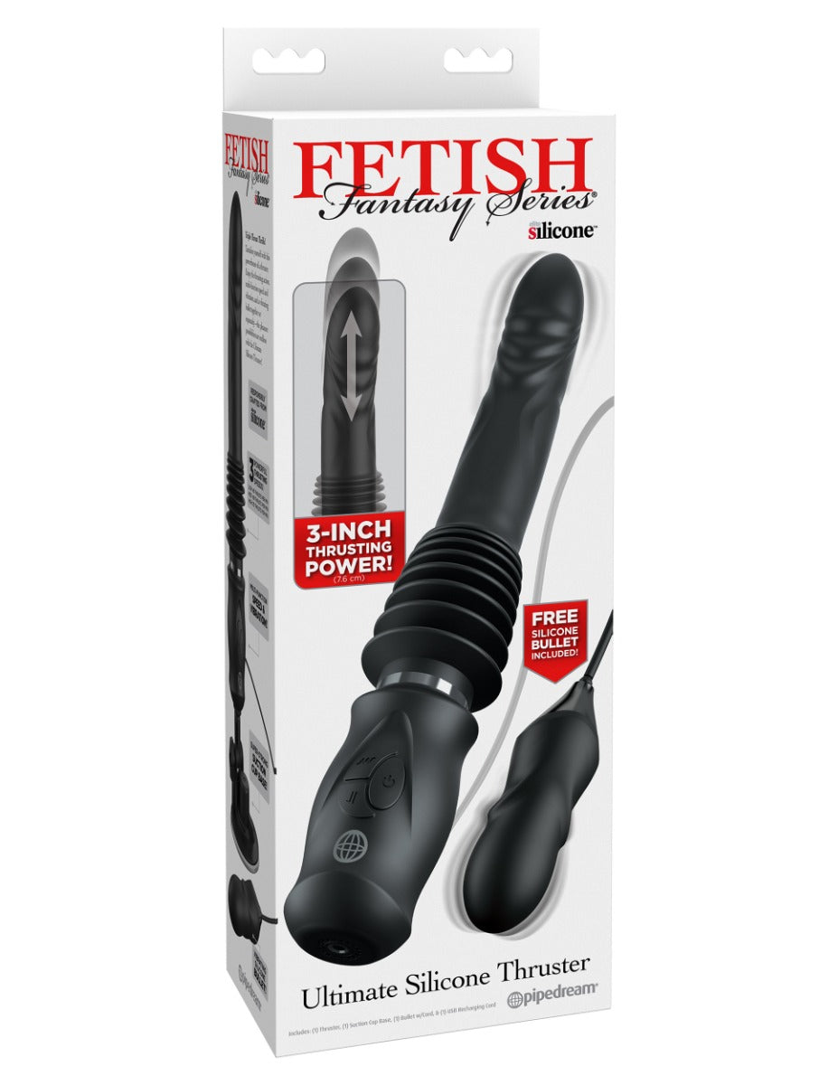Pipedream - Fetish Fantasy Series - Ultimate Silicone Thruster - Black